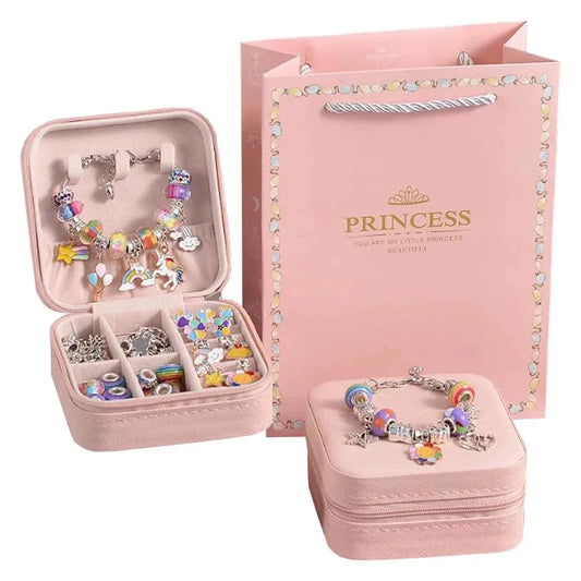 Kit de Bijoux avec Perles (66 Pièces) – Stimule la Créativité et le Divertissement ! - Suglem