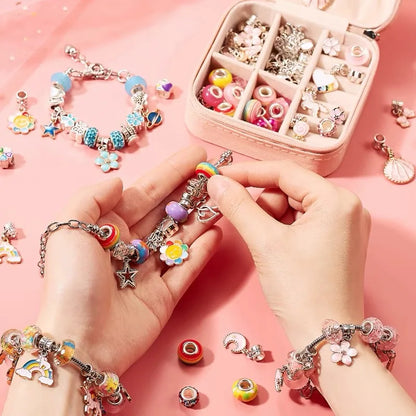 Kit de Bijoux avec Perles (66 Pièces) – Stimule la Créativité et le Divertissement ! - Suglem